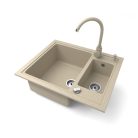 Gránit mosogató - NERO Arriva  - bézs