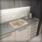 Gránit mosogató - NERO Arriva  - bézs