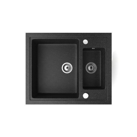 Gránit mosogató - NERO Arriva  - szemcsés fekete
