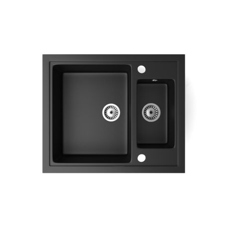 Gránit mosogató - NERO Arriva  - matt fekete