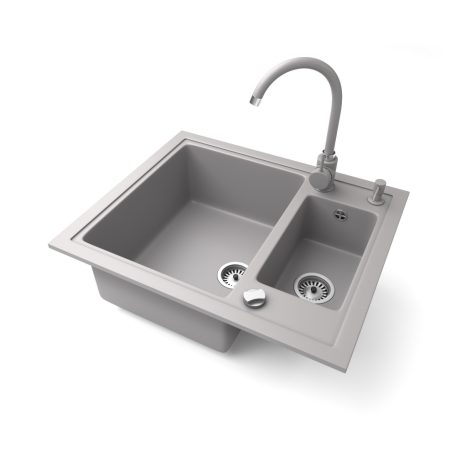 Gránit mosogató - NERO Arriva  - Szürke
