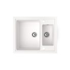 Gránit mosogató - NERO Arriva  - fehér