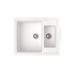 Gránit mosogató - NERO Arriva  - fehér