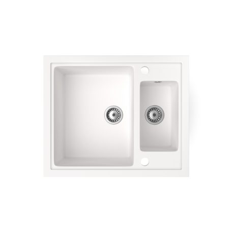 Gránit mosogató - NERO Arriva  - fehér