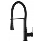 Gamma Vegas mosogató csaptelep - kivehető zuhanyfej - fekete