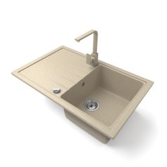 Gránit mosogatótálca - NERO Eris - bézs