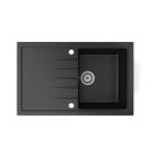 Gránit mosogatótálca - NERO Eris - matt fekete