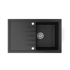 Gránit mosogatótálca - NERO Eris - matt fekete