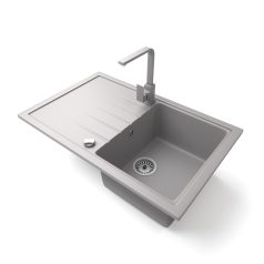 Gránit mosogatótálca - NERO Eris - szürke