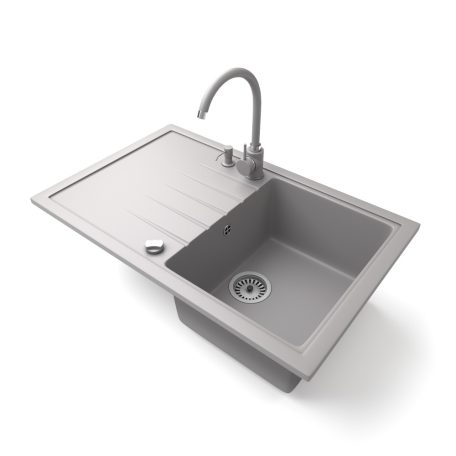 Gránit mosogatótálca - NERO Eris - szürke