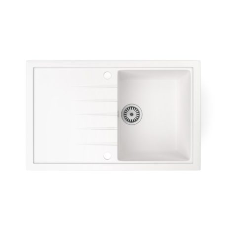 Gránit mosogatótálca - NERO Eris - fehér