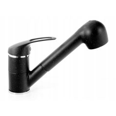   SHOWER gránit mosogató Csaptelep - Zuhanyfejes (fekete - szemcsés)