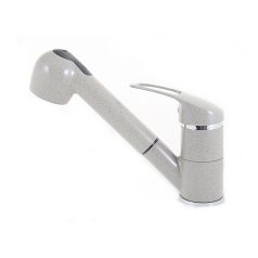   Gamma SHOWER Kihúzható Zuhanyfejes Mosogató Csaptelep - Szürke