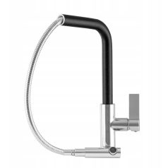   LINEA gránit mosogató Csaptelep - Kihúzható fejjel (fekete)