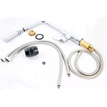 LINEA Mosogató Csaptelep - Kihúzható Fej - Króm