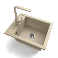 Gránit mosogató - NERO Parma - bézs