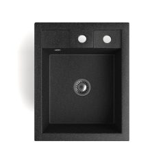 Gránit mosogató - NERO Parma - szemcsés fekete