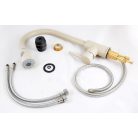 SNAKE gránit mosogató csaptelep - kihúzható fejjel - Bézs