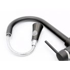 Gamma Snake kihúzható zuhanyfejes mosogató csaptelep - fekete