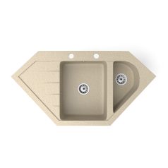 Gránit mosogatótálca - NERO Joker - bézs