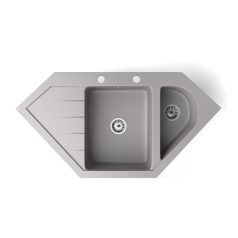 Gránit mosogatótálca - NERO Joker - szürke