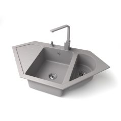 Gránit mosogatótálca - NERO Joker - szürke