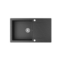 Gránit mosogatótálca - NERO Gold - szemcsés fekete