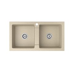 Gránit mosogatótálca - NERO Lybra - bézs