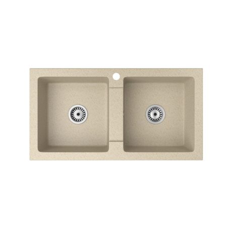 Gránit mosogatótálca - NERO Lybra - bézs