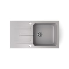 Gránit mosogató - NERO Malta - szürke