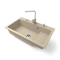 Gránit mosogatótálca - NERO Boss - bézs