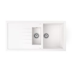 Gránit mosogató - NERO Solarys - fehér