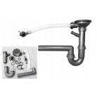 Gránit mosogatótálca - NERO Uno - szemcsés fekete