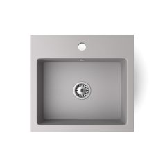 Gránit mosogatótálca - NERO Uno - szürke