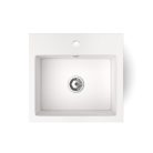 Gránit mosogatótálca - NERO Uno - fehér