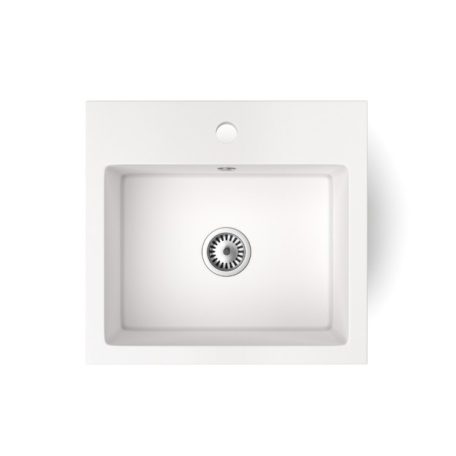 Gránit mosogatótálca - NERO Uno - fehér