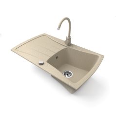 Gránit mosogatótálca - NERO Venezia - bézs