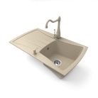 Gránit mosogatótálca - NERO Venezia - bézs