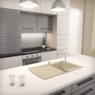 Gránit mosogatótálca - NERO Venezia - bézs