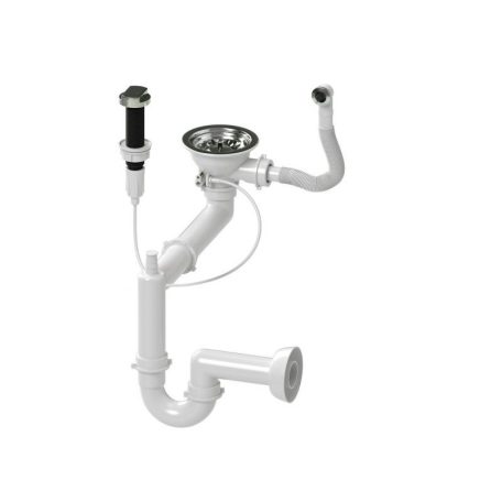 Gránit mosogatótálca - NERO Venezia - szemcsés fekete