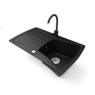 Gránit mosogatótálca - NERO Venezia - matt fekete