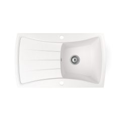 Gránit mosogatótálca - NERO Venezia - fehér