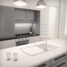 Gránit mosogatótálca - NERO Venezia - fehér