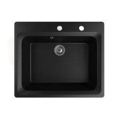 Gránit mosogató - NERO Italia - matt fekete