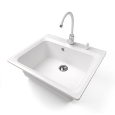 Gránit mosogató - NERO Italia - fehér